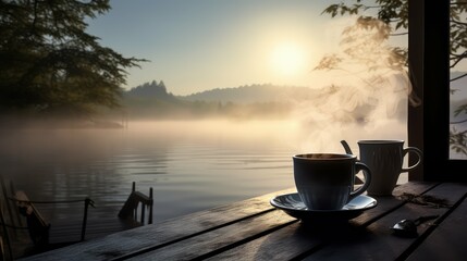 steam coffee steaming