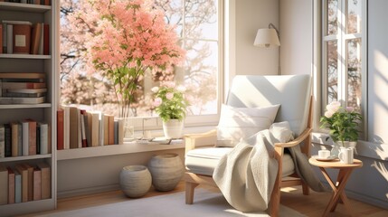 cozy spring home interior