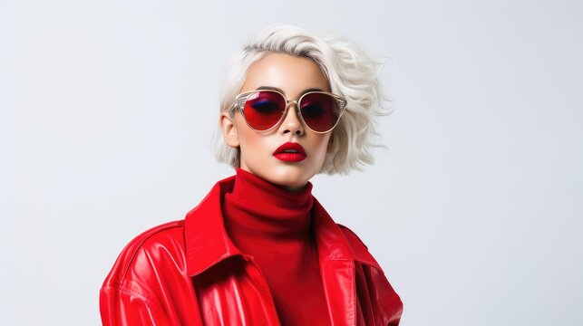 trendy millennials white background