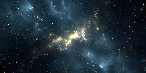 Naklejka premium space galaxy background