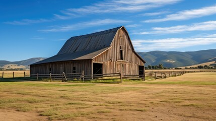 Obraz premium weathered wooden building