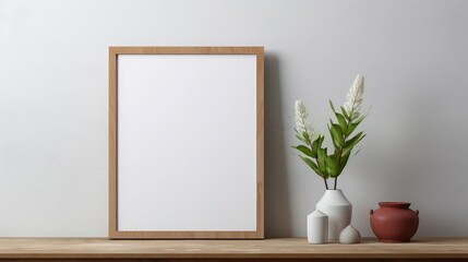 tranquility picture frame on table