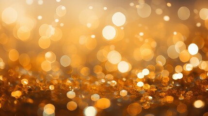 effect gold bokeh transparent