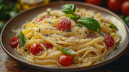 Pasta_with_tomato_sauce_basil_and_grated_parmesan