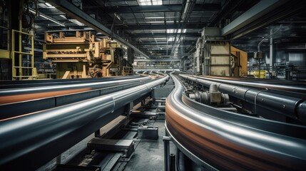 Obraz premium forging manufacturing metal