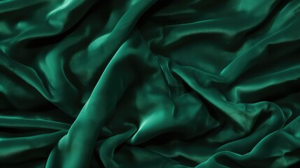 Obraz premium green fabric texture seamless