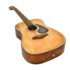 Acoustic Guitar with Worn Finish