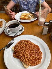 breakfast with coffee