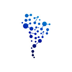 african tech logo vector template illustration design