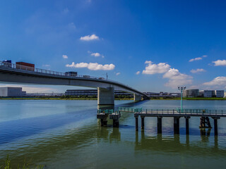 Obraz premium 【東京都】多摩川スカイブリッジ