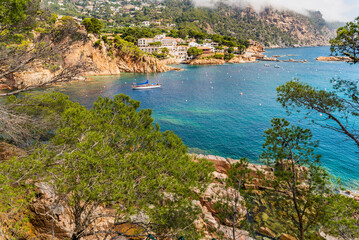 Obraz premium Cala de Aiguablava, Begur, Catalonia, Spain