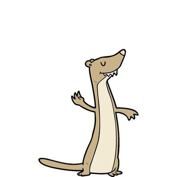 cartoon weasel