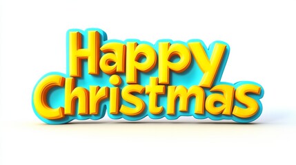 Festive Christmas  Featuring Holiday Text