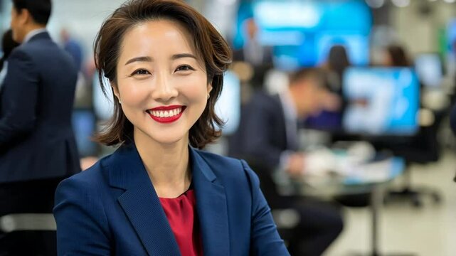 Broadcast Anchor Reporting in the Newsroom During the Evening Shift Generative AI