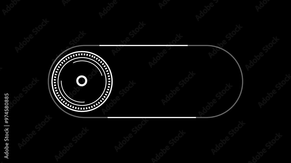 Poster modern technology search engine , system for extracting technical information. white color animation