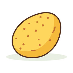 potato vegetable food healthy nature vector illustration template design