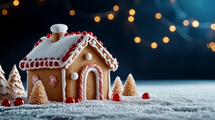 Gingerbread House Christmas Decorations Winter Wonderland