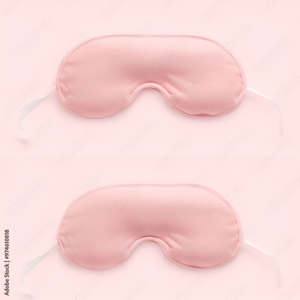 Poster pink-sleep-mask-mockup