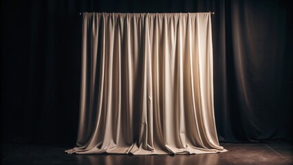 Pillows on soft sofa in center modern light living room. AI generated