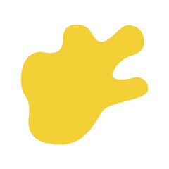 Yellow mottle Abstract irregular