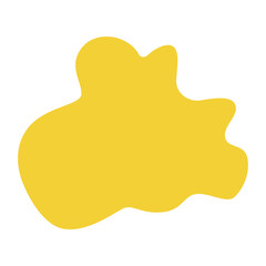 Yellow mottle Abstract irregular