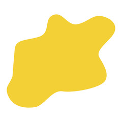 Yellow mottle Abstract irregular