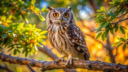 owl on a tree