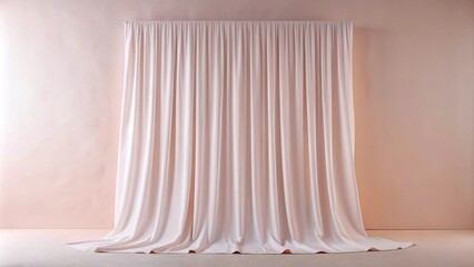 Pillows on soft sofa in center modern light living room. AI generated