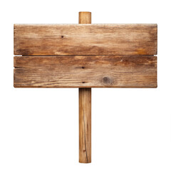 blank wooden sign board