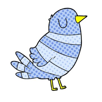 cartoon bird