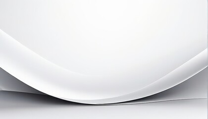 A smooth, abstract design featuring flowing white curves and gradients.