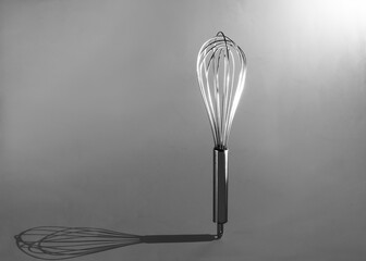 ire wisk,whisk,egg whip,eggbeater, close up of kitchen tool,food and drink cooking concept, free...
