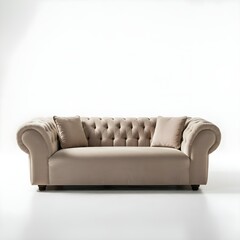 Sofa isolated on a white background.