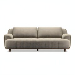 Fototapeta premium Sofa isolated on a white background.