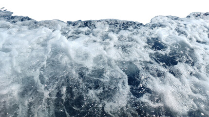 Wave with foam. Water splash
