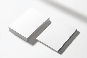 Business Card Mockup on Isolated Background created with Generative AI