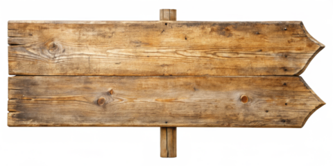 blank wooden sign board