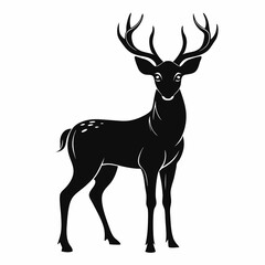 Deer Black Black silhouette