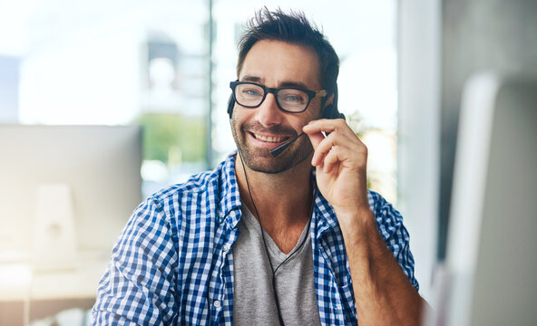 Language, virtual assistant or portrait of man in call centre, telecom or tech support for customer care. Consultant, telemarketing or inbound sales agent with advice, help or headset in discussion