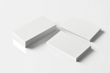 Business Card Mockup on Isolated Background created with Generative AI