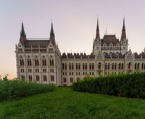 Fototapeta premium Hungarian Parliament Building at Dusk..