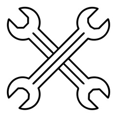 Wrenches tubes vector on white background