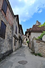 Old village of Saint-Cirq-Lapopie in France