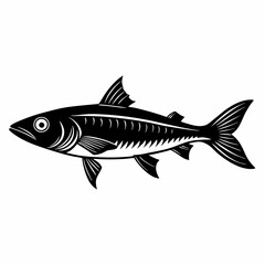 Herring Black Black silhouette