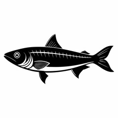 Herring Black Black silhouette