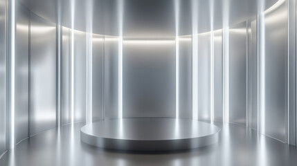 Silver Podium Stage.