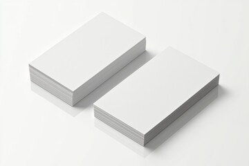 Fototapeta premium Business Card Mockup on Isolated Background created with Generative AI