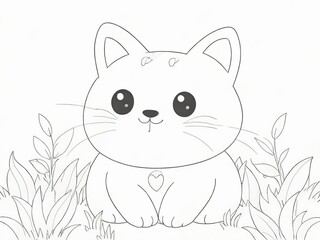 Obraz premium coloring cartoon book