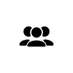 Group icon vector. Team icon. People icon.