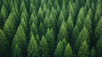A Vibrant Forest Area Preserved for Carbon Offset and Environmental Conservation Efforts